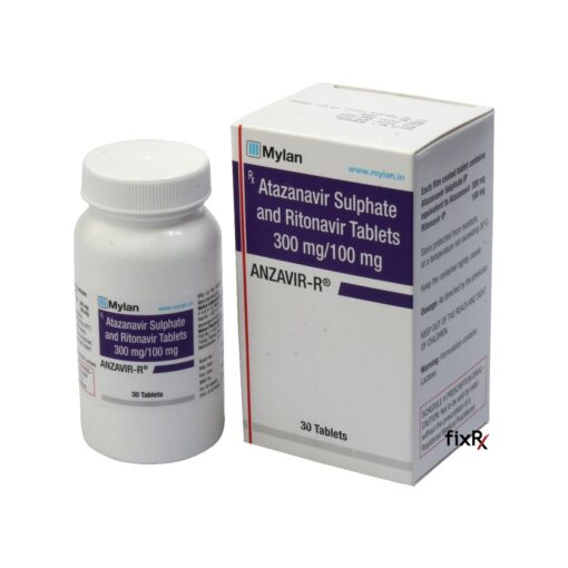 Buy Atazanavir + Ritonavir (Reyataz + Norvir) generic 'Anzavir-R' at an affordable cost. It's used to treat HIV-1, and produced under license by Mylan Pharmaceuticals® in an FDA approved factory in India.