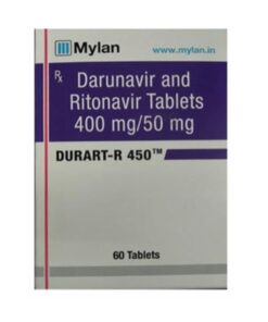 Buy generic Prezista + Norvir (Darunavir + Ritonavir) 'Durart-R 450' at an affordable cost. It's produced by Mylan Pharmaceuticals® of the USA, an FDA approved manufacturer. 'Durart-R 450' holds quality assurance certification.