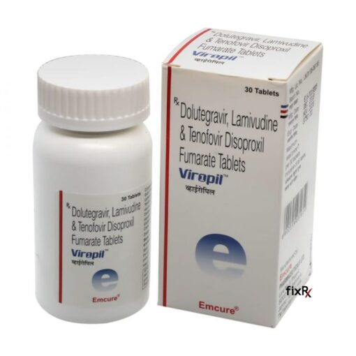 Buy generic Dovato + Viread (Dolutegravir/Lamivudine + Tenofovir Disoproxil Fumarte) 'Viropil' at an affordable cost. It's produced by Emcure Pharmaceuticals Ltd® of India, an FDA approved manufacturer. 'Viropil' holds quality assurance certification.