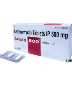 Buy Azithromycin generic brand 'Azicip-500' at an affordable cost. It's produced by Cipla Inc® of India, an FDA approved manufacturer. 'Azicip-500' holds quality assurance certification.