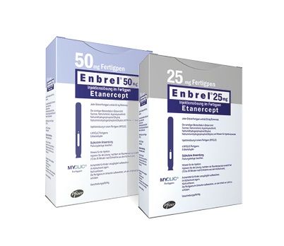 Buy Enbrel 25 MG (Etanercept) (4 pens) at an affordable cost. It's used to treat autoimmune diseases. Enbrel® is produced by Pfizer Inc®, and sourced from authorized distributors in countries where drug costs are low.