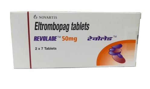 Buy Revolade / Promacta 50 MG (Eltrombopag) at an affordable cost. It's used to treat thrombocytopenia and severe aplastic anemia. Revolade® / Promacta® is produced by Novartis AG®, and sourced from authorized distributors in countries where drug costs are low.