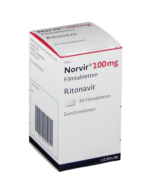Buy Norvir 100 MG (Ritonavir) (30 tabs) at an affordable cost. It's used in combination with other antiretroviral drugs (ARV) to treat HIV-1 infection. Norvir® is produced by AbbVie Inc®, and sourced from authorized distributors in countries where drug costs are low.