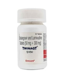 Buy Dovato (Dolutegravir/Lamivudine) quality assured generic 'Twinaqt'. It's produced by Emcure Pharmaceuticals Ltd®, a US FDA certified manufacturer, in India. It's a complete regimen for HIV-1 infection.
