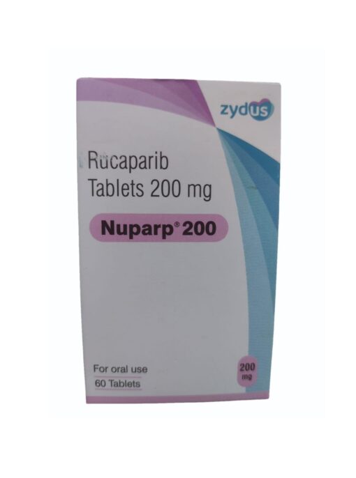 Buy Rubraca (rucaparib) generic 'Nuparp' at an affordable cost. It's used to treat ovarian cancer, fallopian tube cancer, primary peritoneal cancer, and metastatic castration-resistant prostate cancer. It's produced by Zydus Lifesciences Ltd® in an FDA approved factory in India.