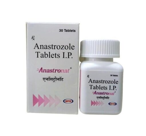 Buy Arimidex (anstrazole) generic 'Anastronat' at an affordable cost. It's used to treat breast cancer, and is produced by Natco Pharma Ltd® in an FDA approved factory in India.