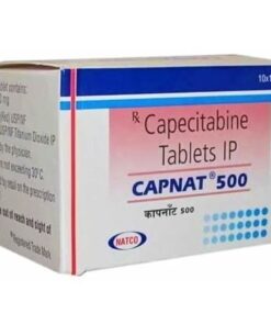 Buy Xeloda 500 mg (capecitabine) generic 'Capnat' at an affordable cost. It's used to treat metastatic breast cancer, metastatic colorectal cancer, advanced colon cancer, gastric or oesophageal cancer. It's produced by by Natco Pharma Ltd® in an FDA approved factory in India.