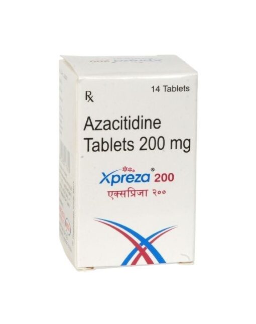 Buy Vidaza (aka Onureg) (azacitidine 200 mg) generic 'Xpreza' at an affordable cost. It's used to treat acute myeloid leukemia (AML), and is produced by Natco Pharma Ltd® in an FDA approved factory in India.