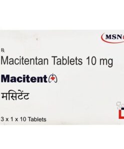 Buy Opsumit (macitentan) quality assured generic 'Macitent'. It's produced by MSN Laboratories®, a US FDA certified manufacturer, in India. It's used to treat Pulmonary Arterial Hypertension.